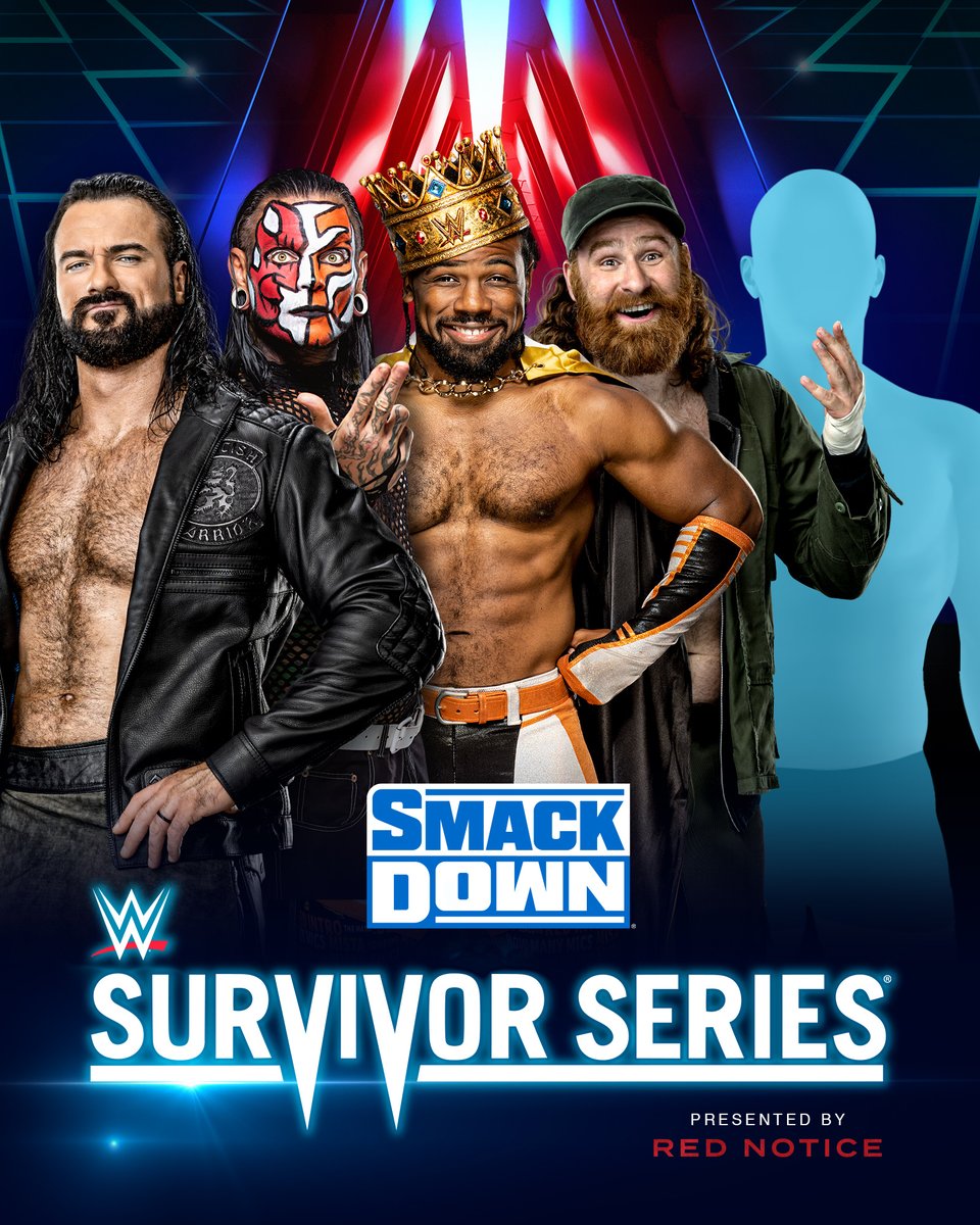 WWE's tweet photo. π΅ The fourth Superstar named to the #SmackDown Men's #SurvivorSeries Team is @SamiZayn. https://t.co/u4p7qS2DHL