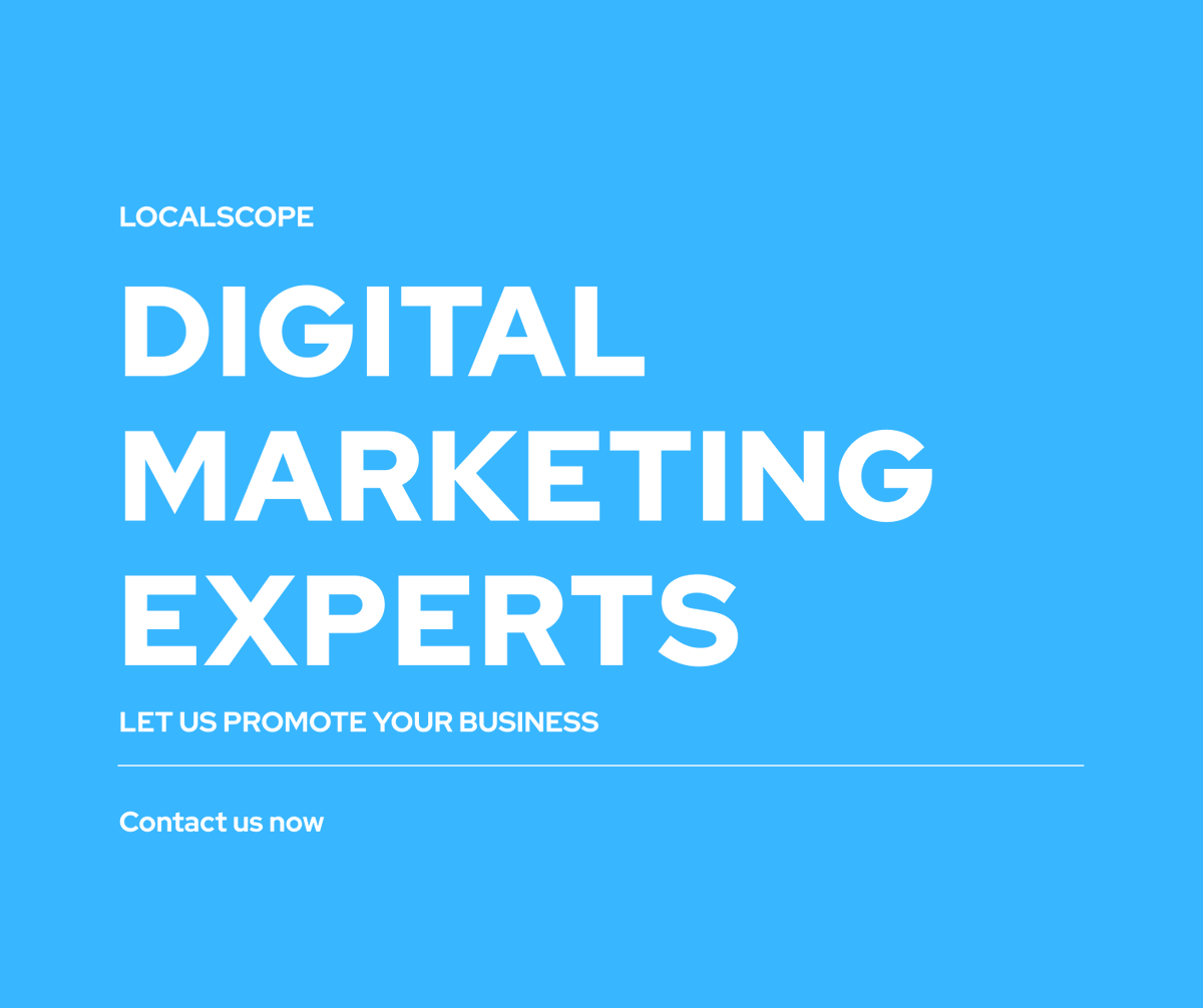 Localscope_dev's tweet photo. Do you want to promote your business? Do you want a Digital Marketing Partner that can help boost your sales?

In Localscope we can create, manage and optimise your ad campaigns for the maximum promotion of your business.

Contact us now for our price list and start selling now! https://t.co/dBp6e1nwDv