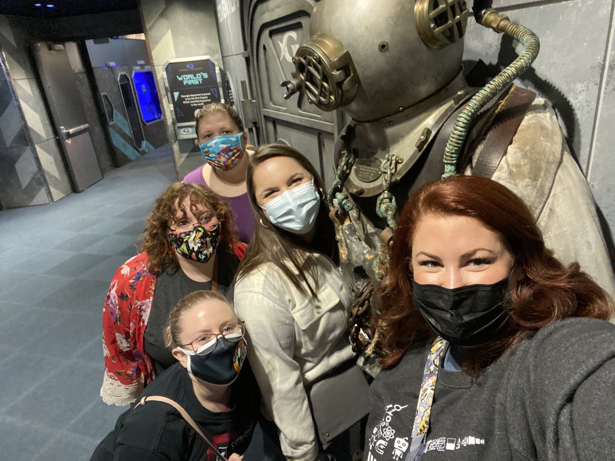 TheTeacherMeyer's tweet photo. We had so much fun learning how the aquarium works! Did y’all know that the Georgia Aquarium is STEM Certified? I learned so many things about how it functions, inspires space research, and my favorite, ocean bioluminescence! ⁦@VaughanRockets⁩ #STEMCobb #VaughanSTEM https://t.co/1A5hJCMikL