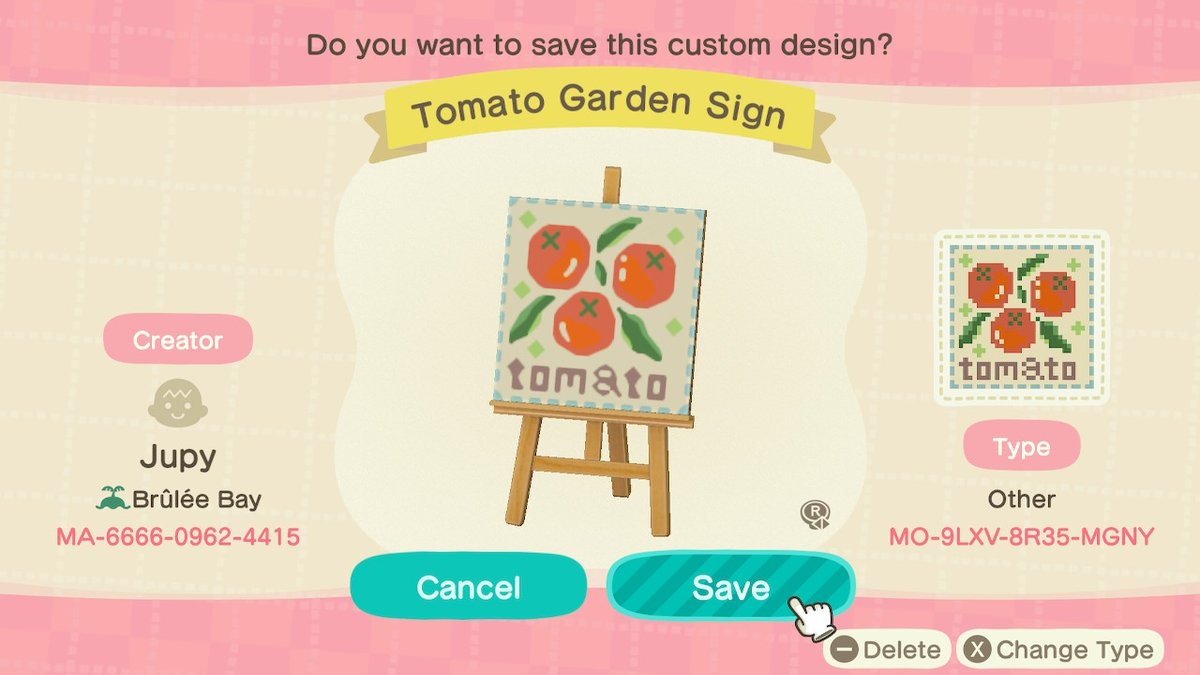 jupy314's tweet photo. Garden signs I made so far! #AnimalCrossing #ACNH #NintendoSwitch https://t.co/9hvd15nY8e