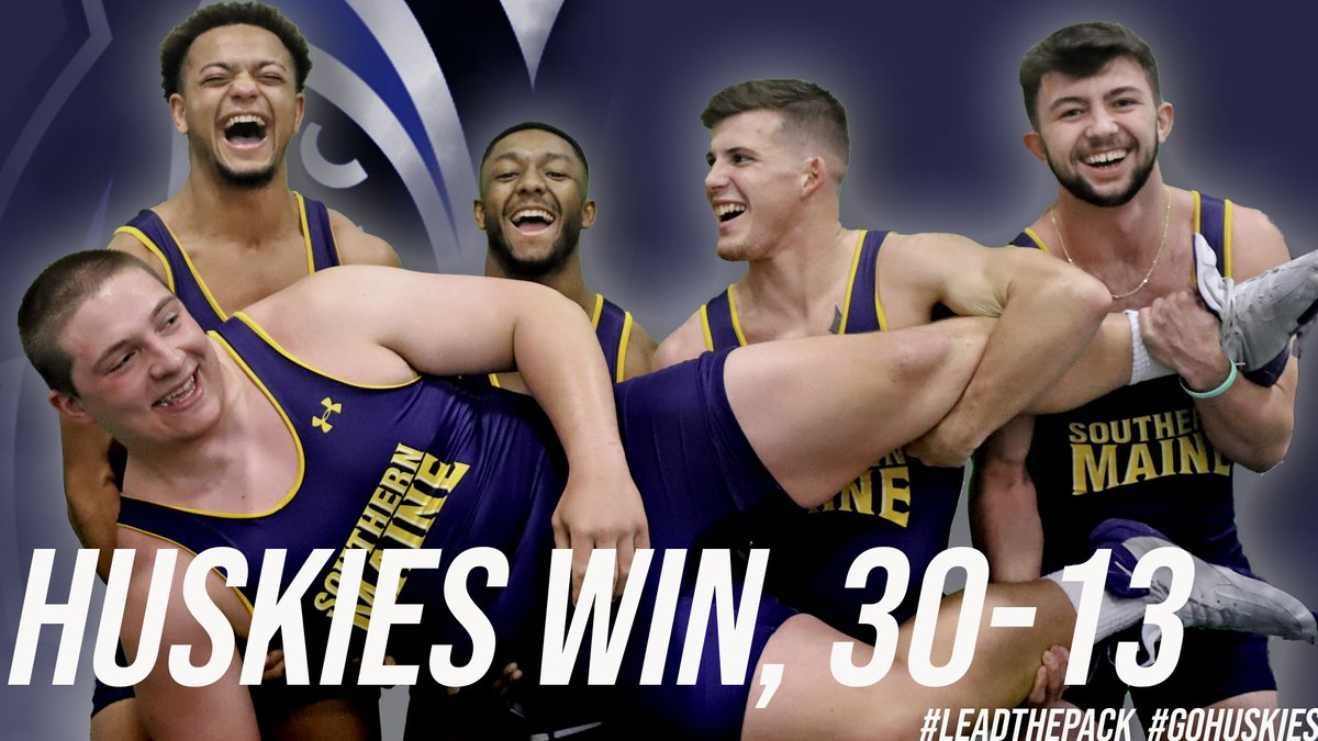 usmhuskies's tweet photo. Tried to come up with a witty post, but settled on this photo. @USMWrestling opened its 2021-22 season with a solid 30-13 win at Bridgewater St (We promise Jake did some work and didn't rely on the middle weight classes to do all the work!) More to follow #GoHuskies #LeadThePack https://t.co/7oC0cBHb1c