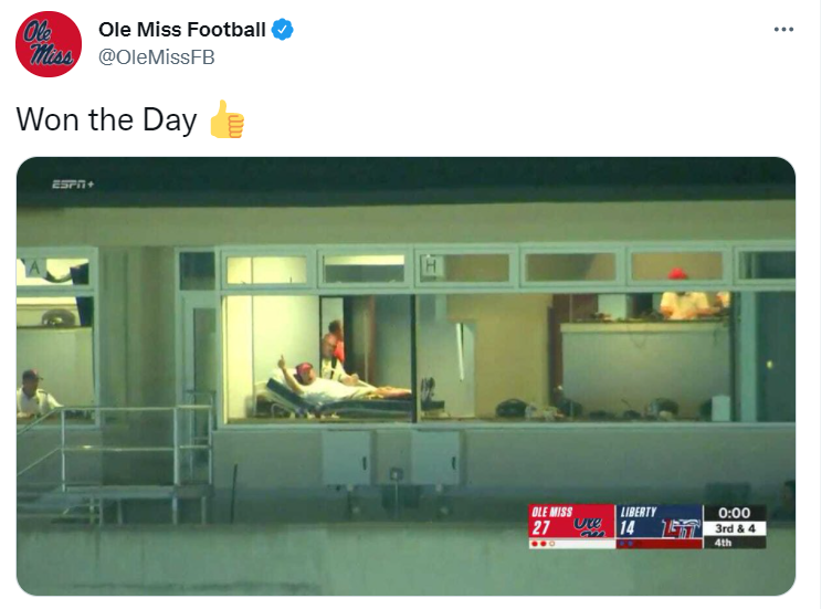TreyMongrue's tweet photo. Both tweets have been deleted...

Lame.

#OleMiss https://t.co/zexV0WQaH5