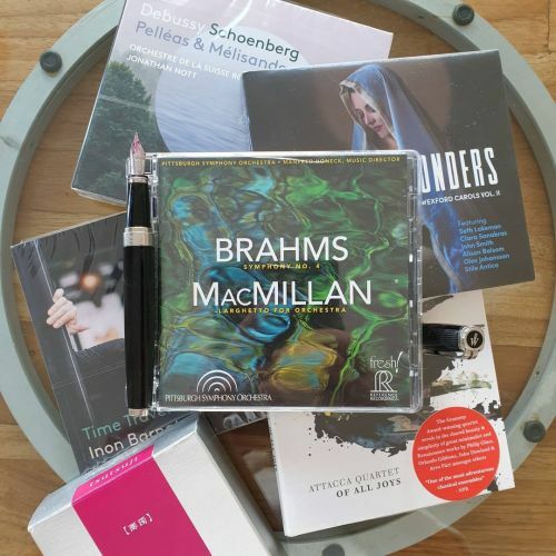 ClassicalCritic's tweet photo. #morninglistening to #Brahms’ 4th #Symphony w/@pghsymphony & @ManfredHoneck on @RefRecordings
Amazon: https://t.co/0HF6P2ifes
#classicalmusic #classicalmusiccollection #classicalcdcollection
#orchestralmusic #GermanRomanticism #SymphonicMusic #symphon… https://t.co/quJevUYOGf https://t.co/t4QY13zjqv