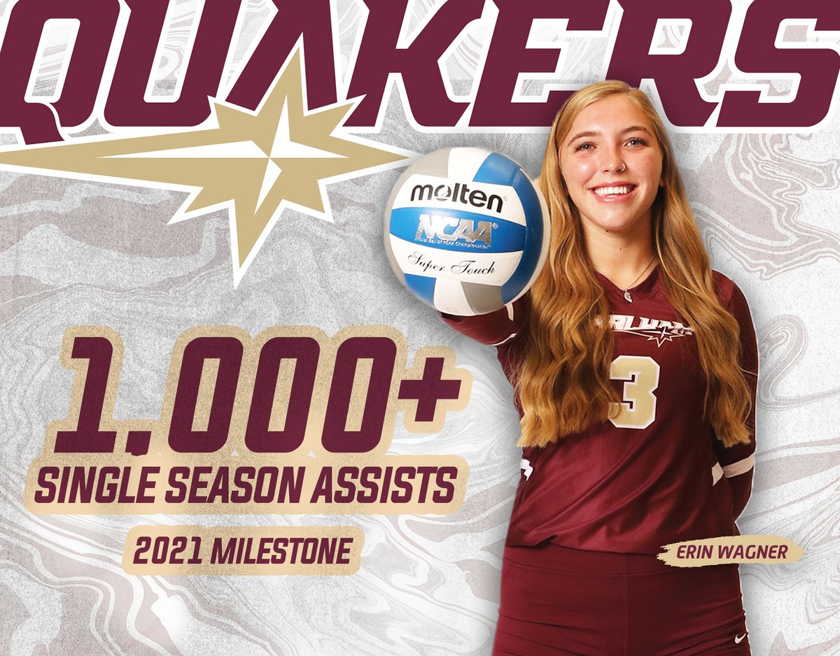 VB: During the HCAC semifinal, @earlhamvball junior Erin Wagner passed the 1,000 assists mark for the 2021 season. Wagner and the rest of the team will face off against the winner of MSJ and Transy in the HCAC tournament finals Sunday at 1 pm. #FFIL