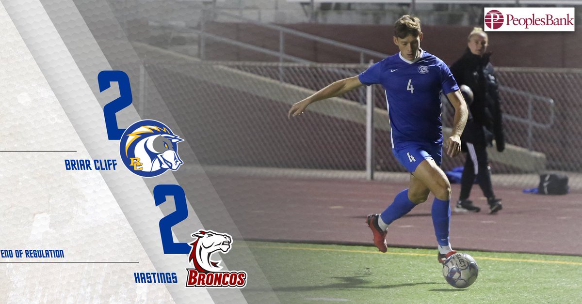 bcuchargers's tweet photo. 90' | RV @BriarCliffMSOC 2, Hastings 2

#BattleOn #GPACMSOC https://t.co/EeBCglJ65A