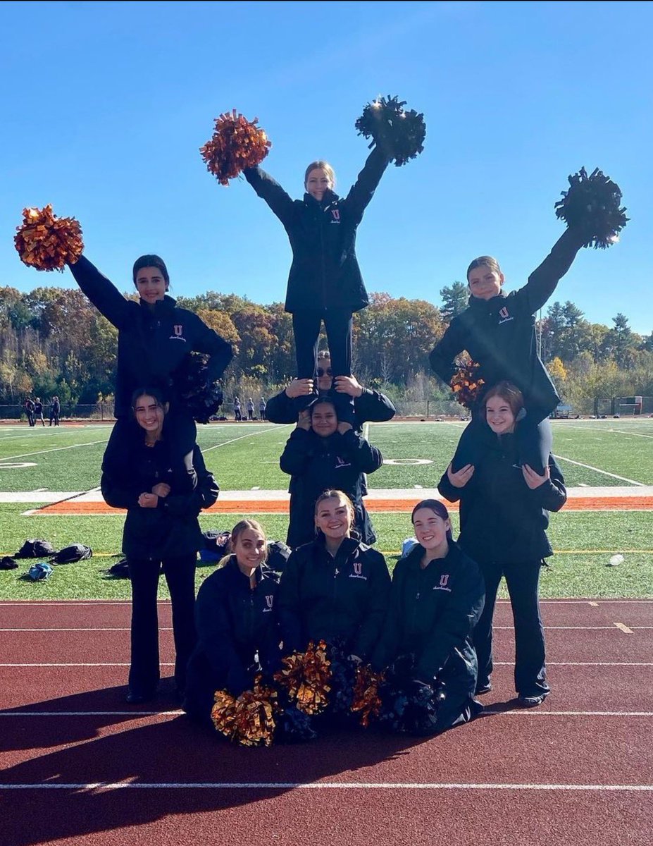 uxbridge_cheer's tweet photo. Had a great home game against Littleton!! 38-20. Everyone did great and the cheerleaders were super supportive of us. Go Uxbridge!! https://t.co/v98QqYxs5L