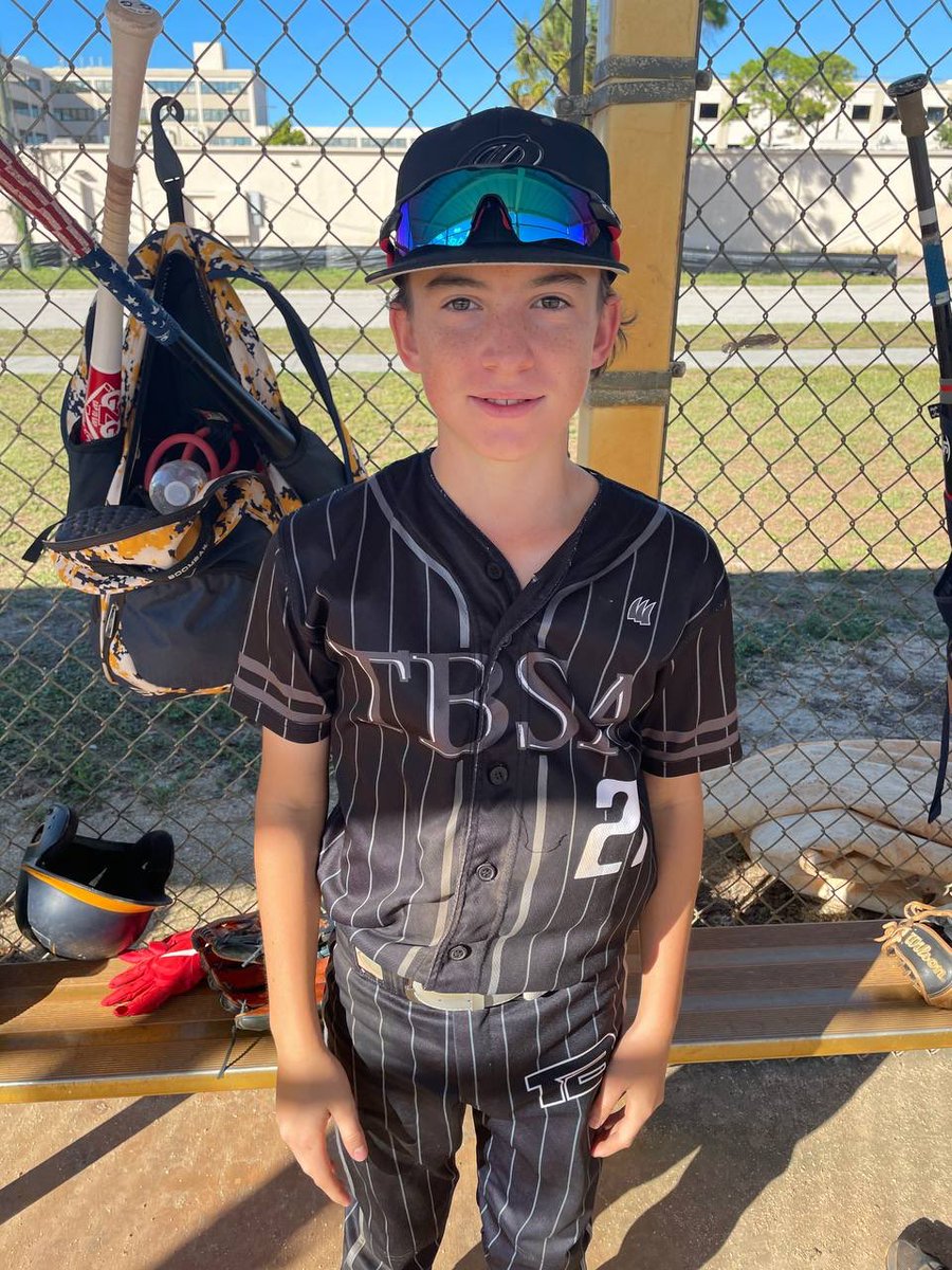 Joey Anuario 
⁦<a href="/TBSAPatriots/">TBSA Patriots</a>⁩ PJ 14u
1-2, 2RBI, 1R

⁦⁦<a href="/PW_NextGen/">PW NextGen</a>⁩
#PWPoG
#PWBaseball