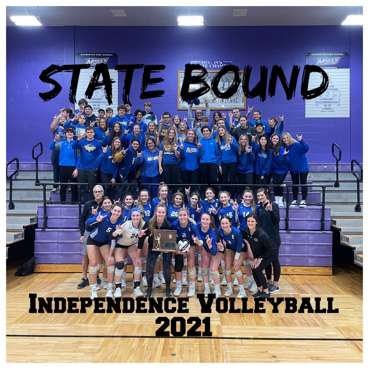 Independence Volleyball tweet media
