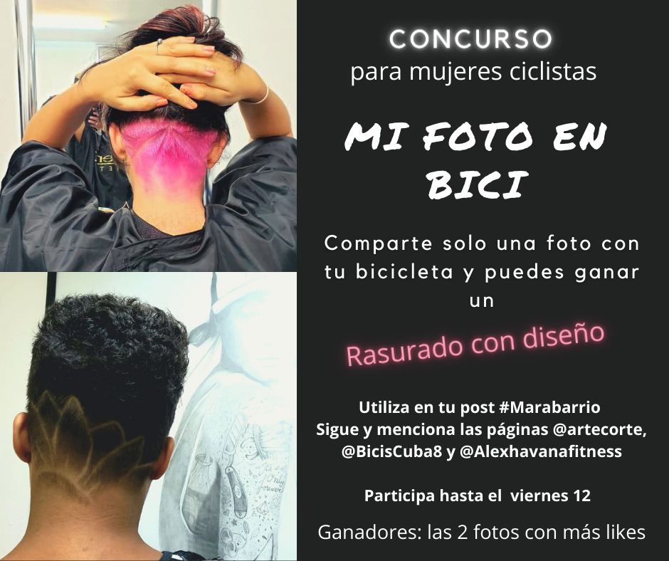 ArtecorteCuba's tweet photo. Y les traemos un concurso paralelo para mujeres ciclistas. 👀🚴🏽‍♀️ https://t.co/ywOQBcb3yt