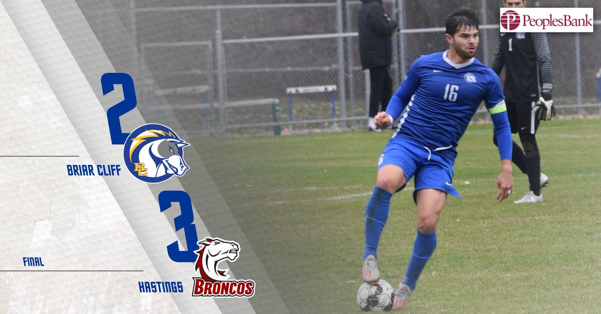 bcuchargers's tweet photo. FINAL | Hastings 3, RV @BriarCliffMSOC 2

#BattleOn #GPACMSOC https://t.co/QBOFnByUlS