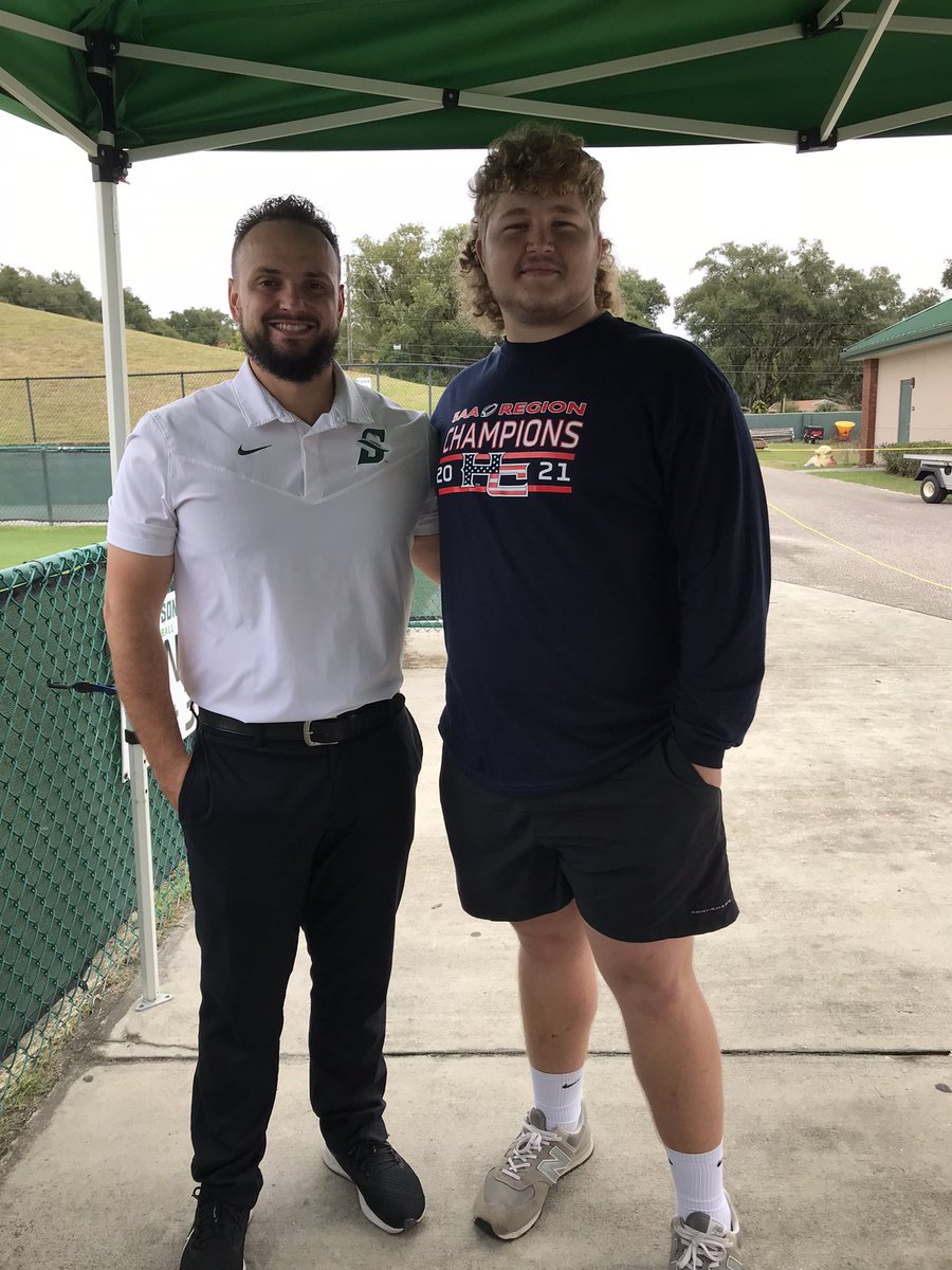 Had a great time today at Stetson University! Can’t wait to get back down here again! <a href="/coachjakereed/">Jake Reed</a> <a href="/StetsonFootball/">Stetson Football</a> <a href="/jj5151/">Jonathan Johnson</a>