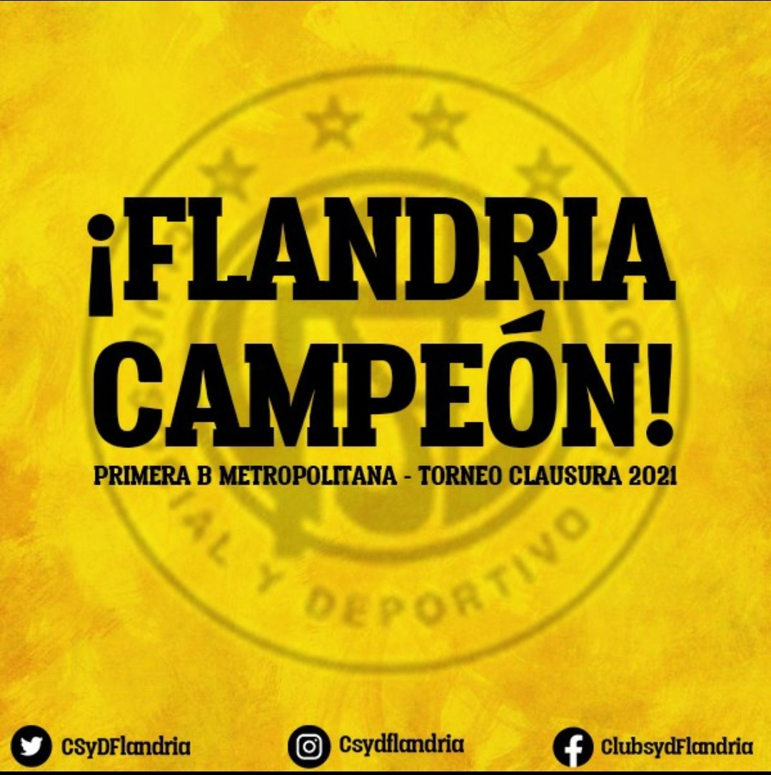 CSyDFlandria's tweet photo. #JuegaFlandria ⚽

⏱️45' ST

#VillaSanCarlos 0 #Flandria 1

#VamosFlandria 💛🖤 https://t.co/3H5q8moYAJ