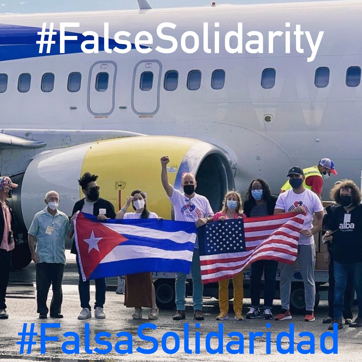 arqjulioherrera's tweet photo. La #FalsaSolidarida alimenta la represión de la dictadura al pueblo de Cuba 🇨🇺 #FalseSolidarity https://t.co/3FSx37N8w4