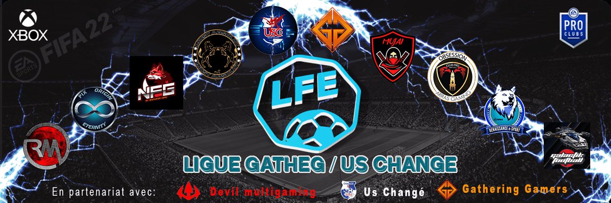 Ca y est enfin, le début est proche!!!

Les equipes sélectionnés sont:

<a href="/TEAMREDMOON/">elizapetrovska</a>
<a href="/OriginEternitY/">Origin EternitY</a>
@NFGELMatador 
<a href="/MustangSeries/">Must_Absolut</a> 
<a href="/Mujai_RS/">Mujai / XIG</a> 
@OAG_DeSTRO
@Ange_Gardien01
@GLKSinedd
En partenariat avec <a href="/uschangefoot/">US Changé Football</a> @Gatheg_Gamers <a href="/EsportDevils/">🔻 𝕯𝖊𝖛𝖎𝖑 𝕰𝖘𝖕𝖔𝖗𝖙 🔺️</a>