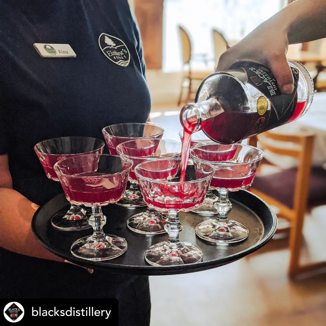 ElmhirstsResort's tweet photo. So gr8 to have local #BlacksDistillery  with us today for our #WildWomenWeekend #mixology class 🍹 #drinklocal #thekawarthas #ontariotravel #FeastON https://t.co/hQoXFCy66E