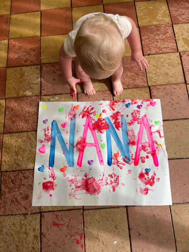 ParentsFamily's tweet photo. This little Australian getting ready to welcome his Nana. We hope all our kids around #Australia will be doing the same soon. We need ALL state premiers on board & @karenandrewsmp @AlexHawkeMP have to speed up the visa processing #parentsareimmediatefamily https://t.co/kpKPP0m5Kd