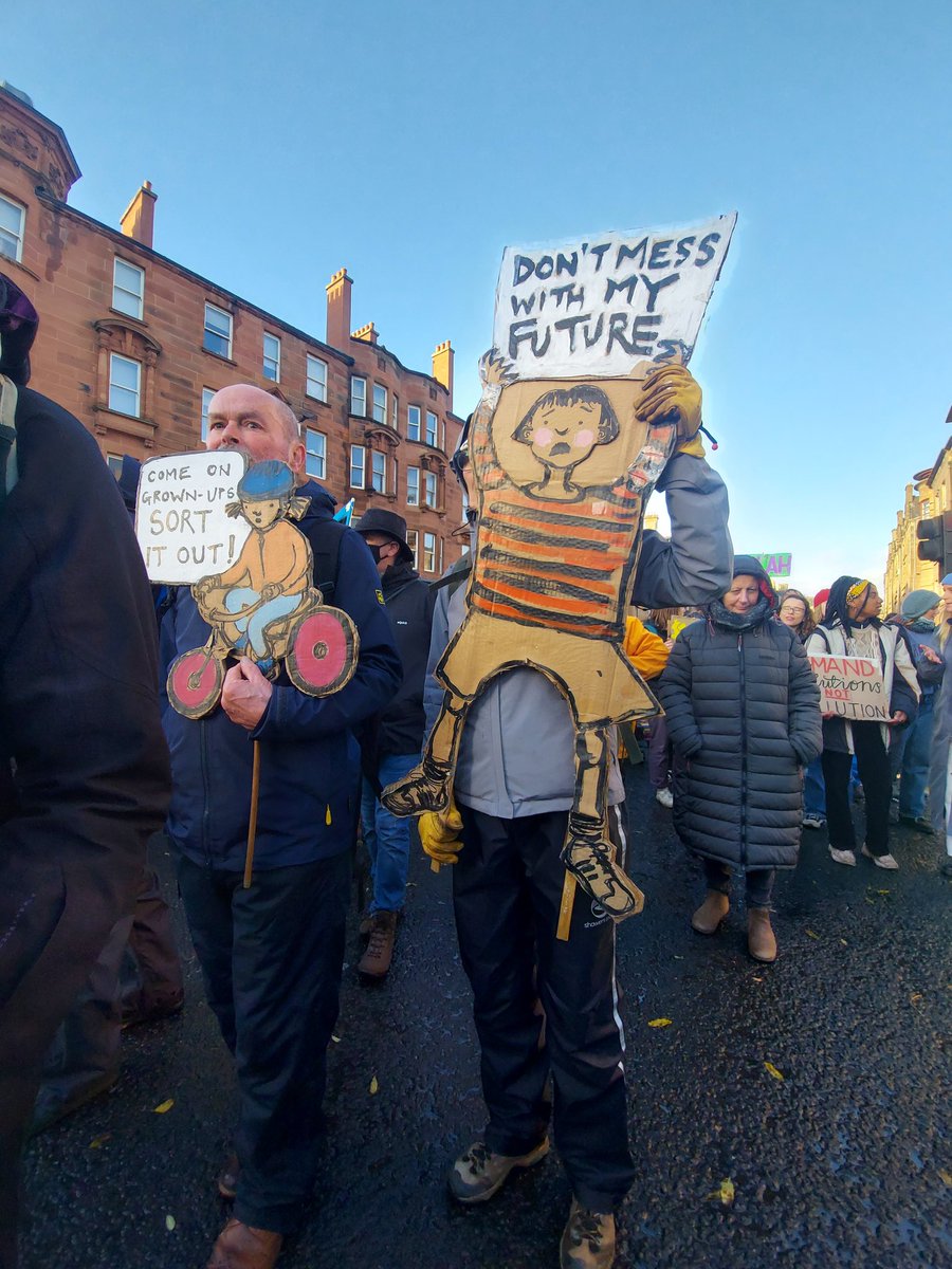 EstelaChvez's tweet photo. #COP26 Strike in Glasgow. #March4ClimateJustice , to promote ACTION, NOT PROMISES.

@Fridays4future @BBCWorld https://t.co/be9f77eS1o
