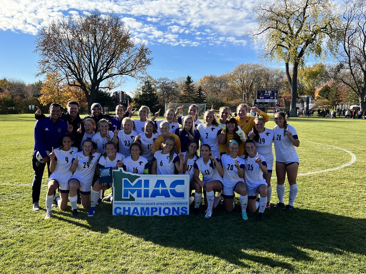 Your 2021 <a href="/MIACathletics/">MIAC</a> Playoff Champions! #mystkates #d3soccer