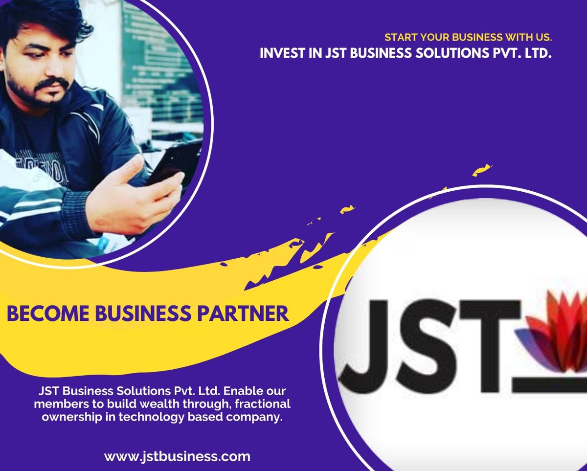 JST_Business's tweet photo. Owning shares in JST Business Solutions Pvt. Ltd. is an excellent opportunity to expand your portfolio and join an Indian tech company that's revolutionizing the way people invest in Technology.

#investor #investment #investing #invest #money #business #entrepreneur #bhfyp https://t.co/kYDyyDM7gj
