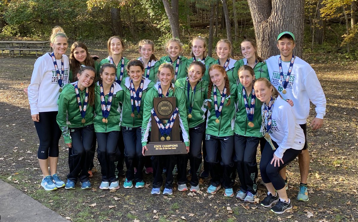 Girls’ Cross Country STATE CHAMPIONS! Congratulations Dukes!! @YorkD205