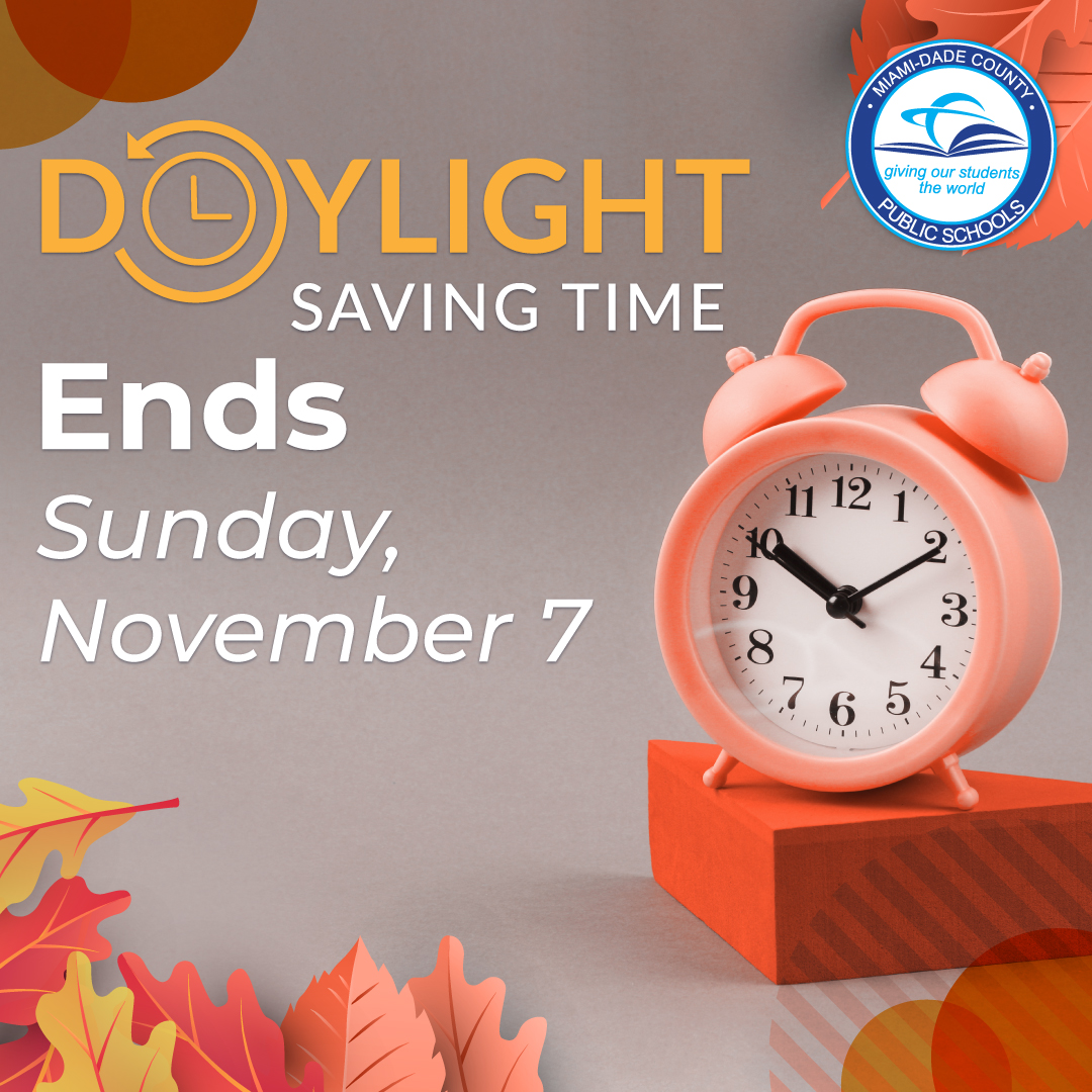 LAUSDSup's tweet photo. Tomorrow, as we fall back an hour and #DaylightSavingTime ends, I encourage the @MDCPS family to make the most of this extra hour, catch up on sleep or spend quality time with loved ones. https://t.co/AfOKROINxP