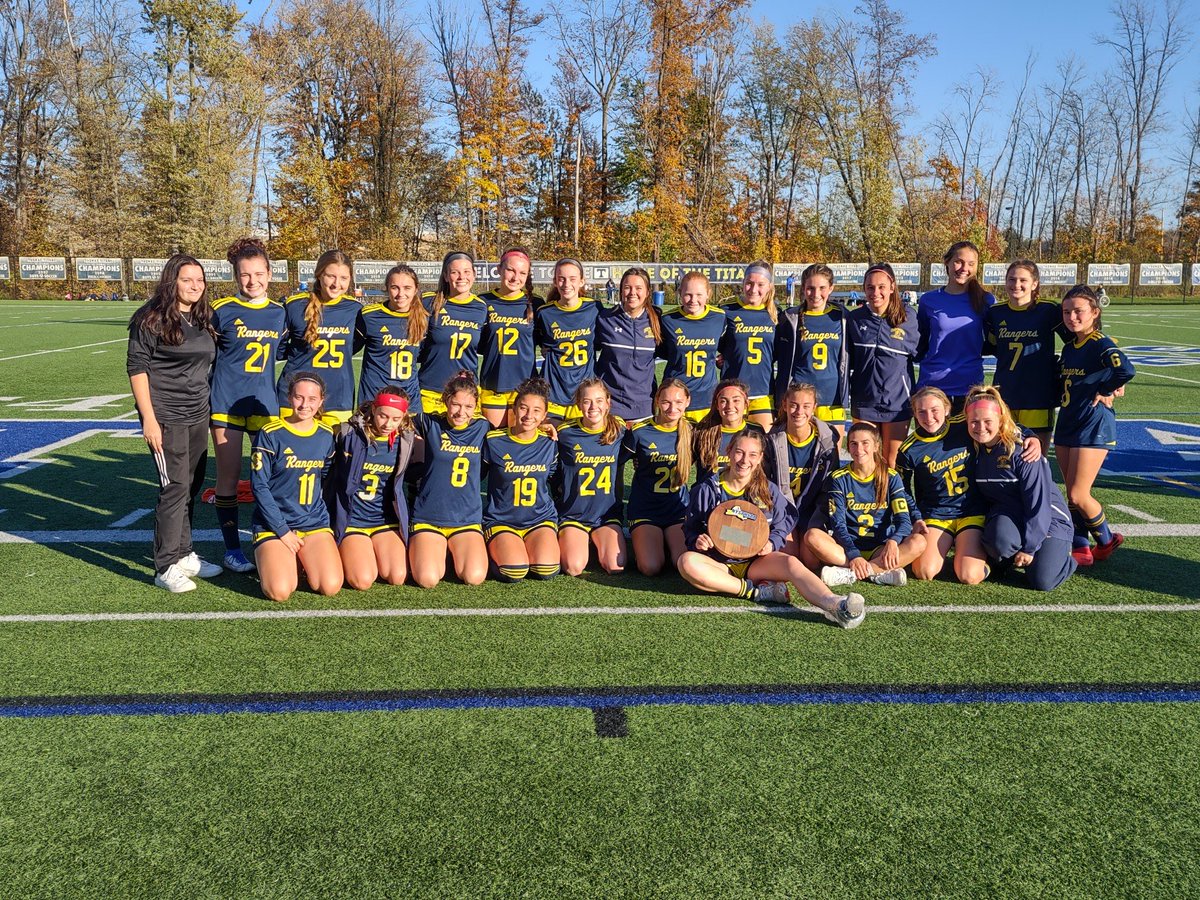 Rangers_GSOC's tweet photo. The girls varsity soccer team is going back to Cortland 🍎🍏🍎🍏 after defeating Grand Island 5-0 today in the the Far West Regional Game.  Great job by all the Rangers!!  🐻⚽️❤️‼️ https://t.co/S5OBcfYiWV
