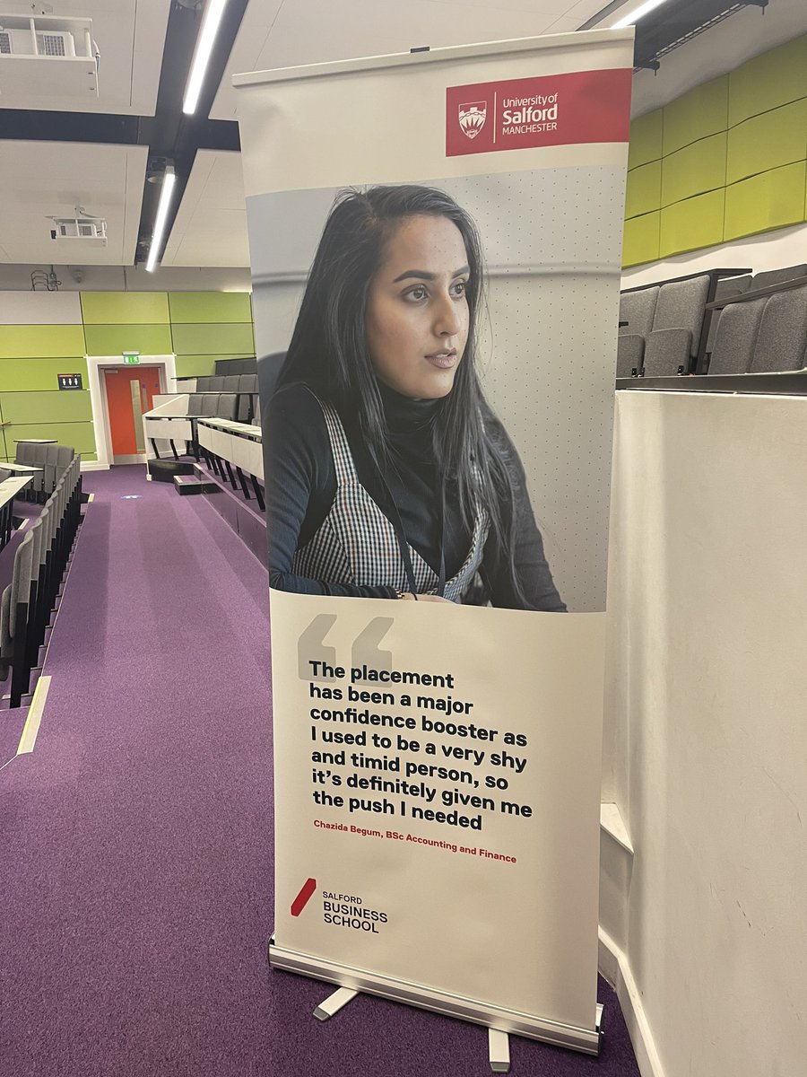 My first #highereducation Open Day <a href="/SalfordUni/">University of Salford</a> was fab. Amazing campus, incredible colleagues, passionate students &amp; ‘keen as mustard’ prospective students! We’re living in complex times &amp; Salford Business School gives you an edge! Come &amp; see us at our next Open Day on 8th Jan!