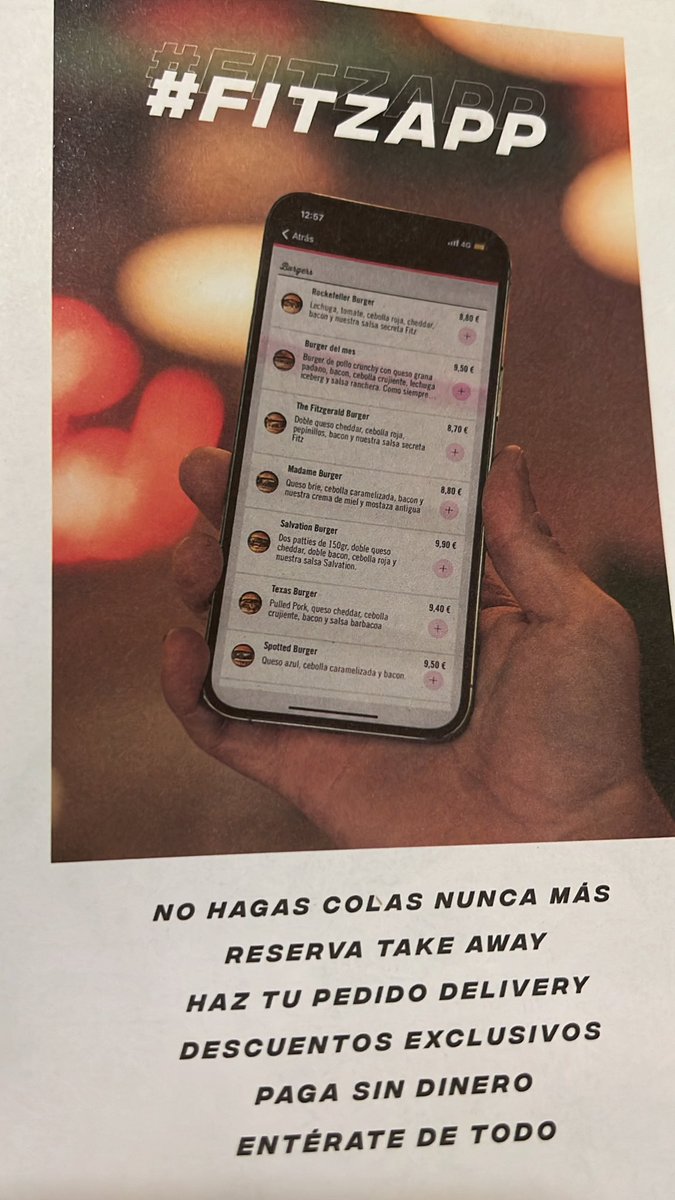 PTaracido's tweet photo. Además de la original decoración, la gran ventaja de @TheFitzgeraldCO es su #fizzapp Pues aquí en @ElPalmeral_Cc no funciona y las colas son enormes hoy Sábado noche #LasRozas https://t.co/M44A4sT0jI