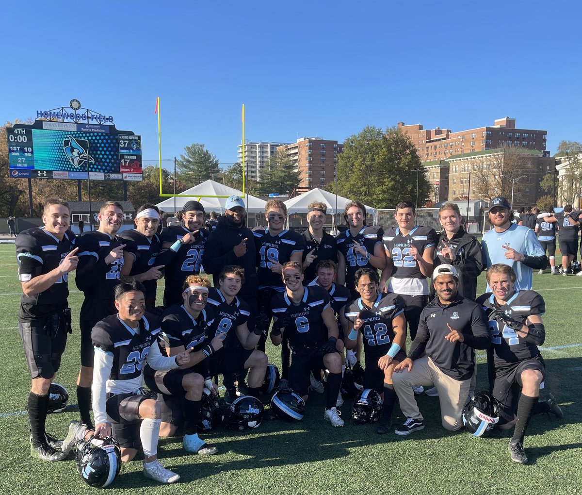 coachjjanderson's tweet photo. Bo-Bo-Bo-BogeyBoyz 📸. Proud of this group, and the entire BogeyD. 1-0 today, and finished the season 4-0 on Homewood Field‼️
#PrideandPoise | #Bogey3D https://t.co/LrQ6muDdyz
