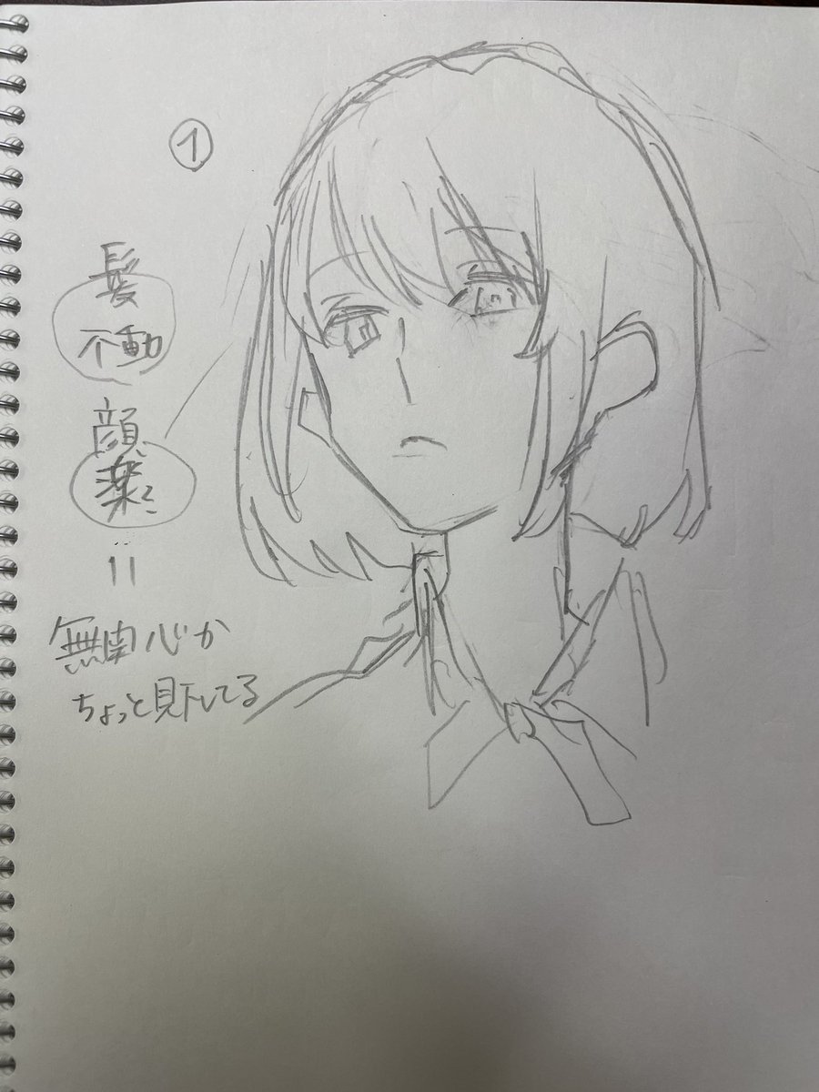 同じ顔の雰囲気バリエーション 