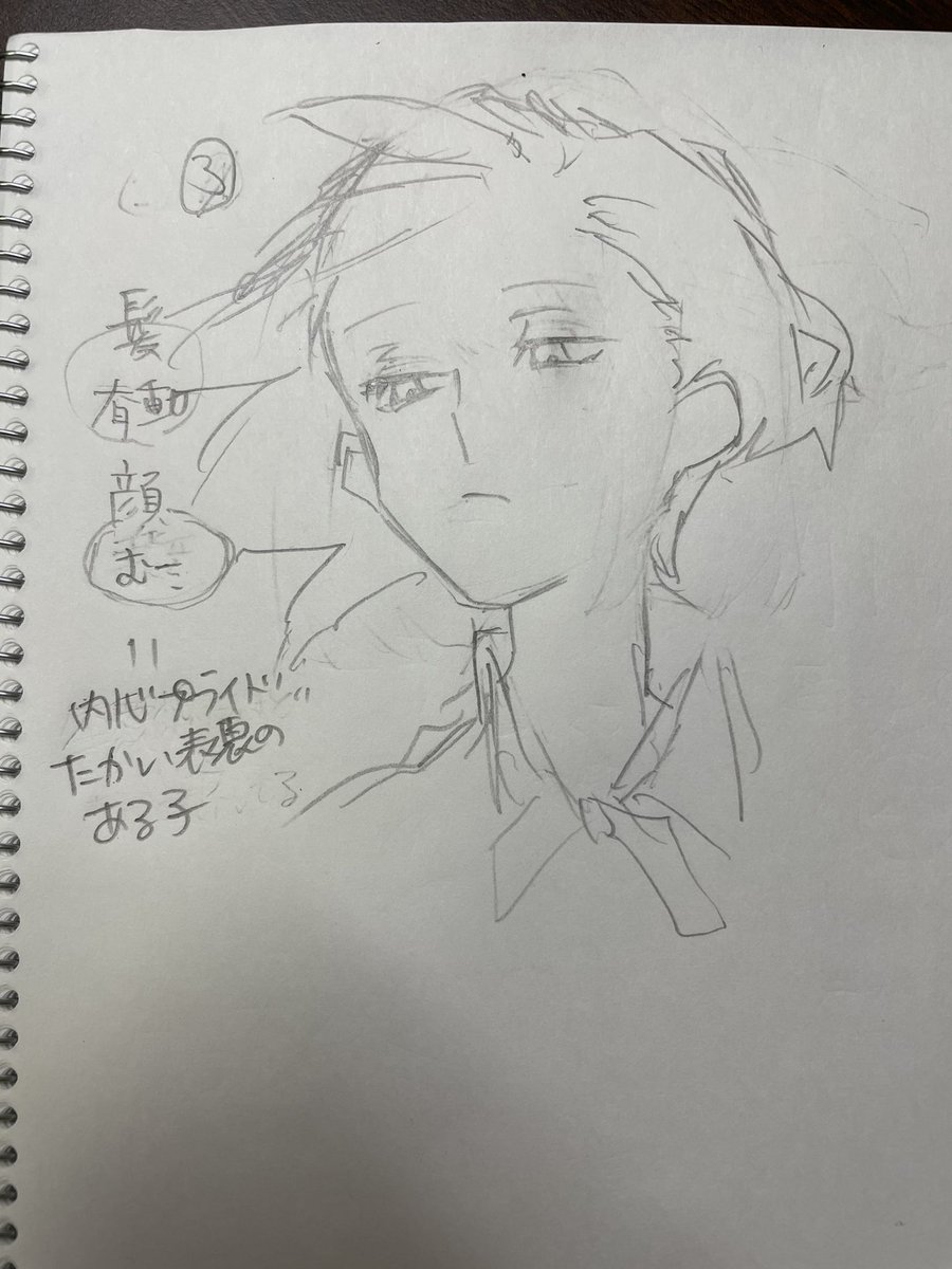 同じ顔の雰囲気バリエーション 