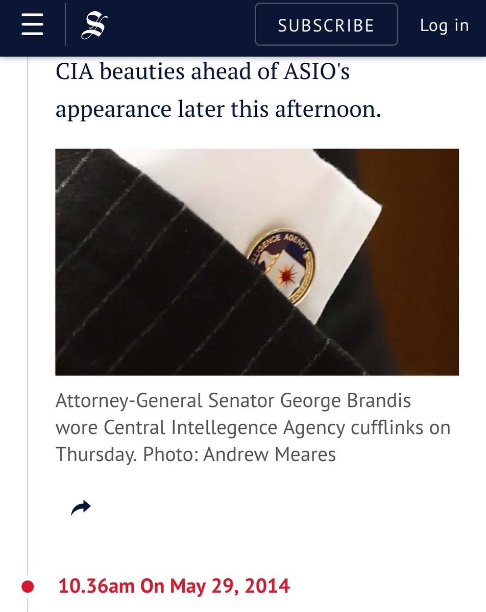 Stella_Assange's tweet photo. The Australian High Commissioner to the United Kingdom wears CIA cufflinks.

#FreeAssangeNOW

https://t.co/gsZIlzb3i4 https://t.co/XFWQPGpYgv