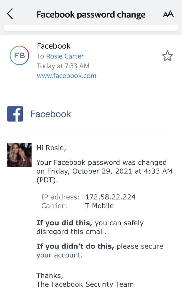 rosieecarter's tweet photo. @facebookapp @Meta @oculus @instagram My Facebook account was hacked 10/29 and now I can’t get access through any method. I tried reporting it, but you said it wasn’t me. I have the account that hacked me if that helps.
Please have someone message me for more details. https://t.co/O6mIdrBOKf