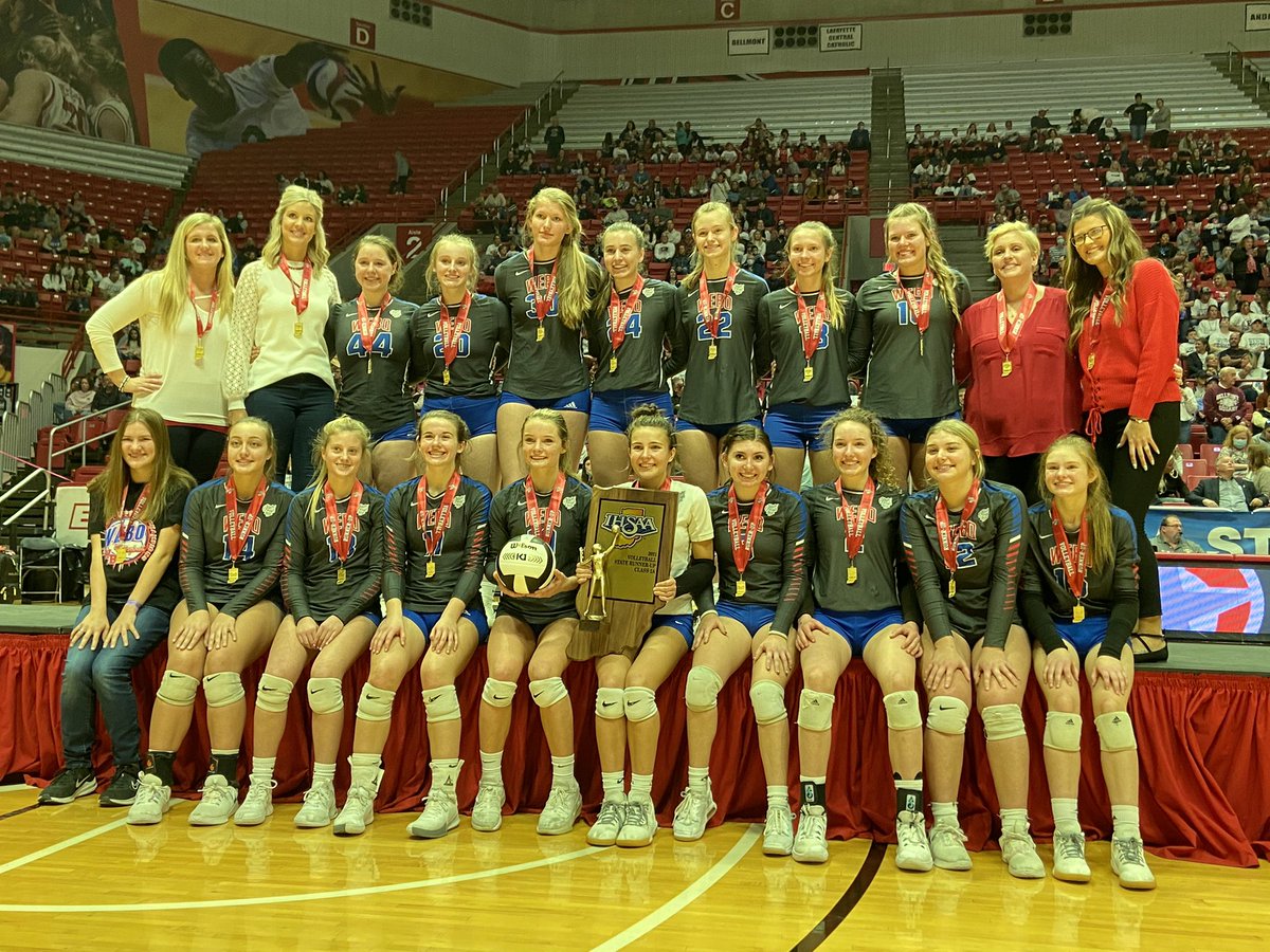 WeBoAthletics's tweet photo. Congratulations to our @IHSAA1 Class 2A State Runners Up @WeBoVolleyball_ https://t.co/8CT06lv5fM