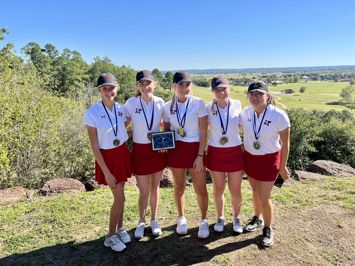 LTCavGolf's tweet photo. 🏆Cedar Creek Invitational
Team Champions &amp; Runner-Up!

And 4 out of the top 5 individuals!
🥇Kate Pickrell
🥈Emma von Hoffmann
4️⃣Gabby Roth
5️⃣Ellee Seung

Way to go Cavs!!🔥🔥 #JAMODI https://t.co/Y3L7Jabtrk