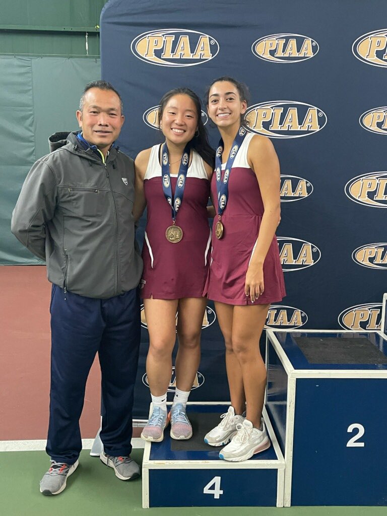 Congrats to Sophia Ming and Ella Tunnell on their spectacular performance at the PIAA Doubles State championship. We couldn’t be prouder of their 4th place finish! Congrats also go to Kylie Kochis for playing in the Singles championship and to all the players who competed!