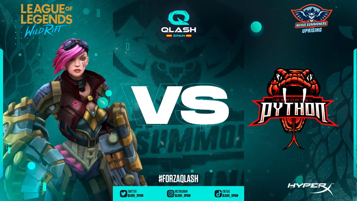 ¿Sin planes para este gélido sábado por la noche?🤔

Pásate a ver la semifinal de la <a href="/NSummoners/">Nexus Summoners</a>🐉

🧙🏻‍♂️#MoleQLASH🆚<a href="/_pythonesports/">Python eSports🐍❤️</a>🧙🏻‍♂️

twitch.tv/Xampialgemesi