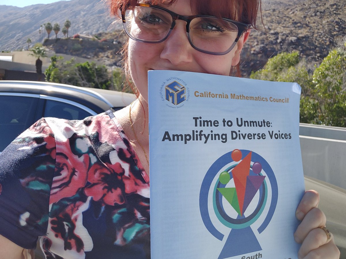 AlexxDePaul's tweet photo. This weekend at #CMCSouth has been PHENOMENAL! Inspiring speakers, exhilarating ideas, and so much FUN! My head is filled to brim with enrichment and engagement ideas to share with my @RichmanFSD family! 🤩 @CAMathCouncil #CMCmath #iteachmath #mathequity @FullertonSD https://t.co/QuqDB0Of8w