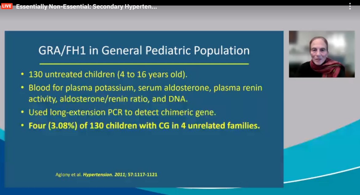 drM_sudha's tweet photo. Familial Hypealdosteronism
FH- 4 types
FH1: GRA
Chimeric gene
early onset HTN
high ACTH
decreased Renin
#ASNKids21 #KidneyWk #HTN #secondaryHTN #PedsHTN #MonogenicHTN
@ASPNeph @AspnResearch @ASNKidney https://t.co/nOD7hZFlDu