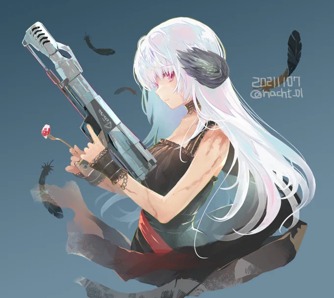 >ドールズフロントラインのThunderさんをお願いしてもよろしいでしょうか。ロマン砲だ 