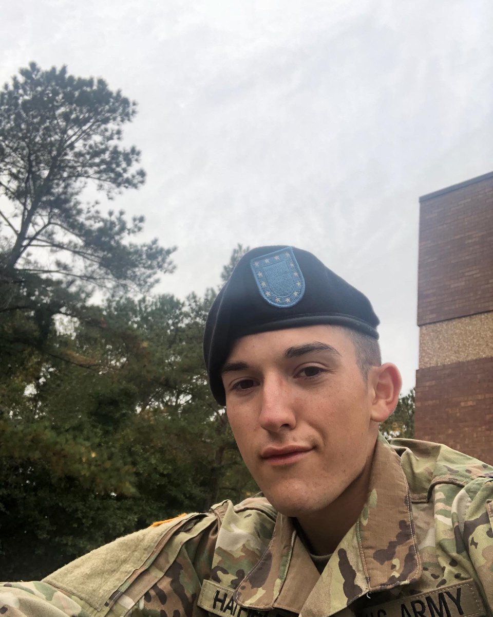 hatfieldpc's tweet image. It’s official he is a Soldier. I love you son