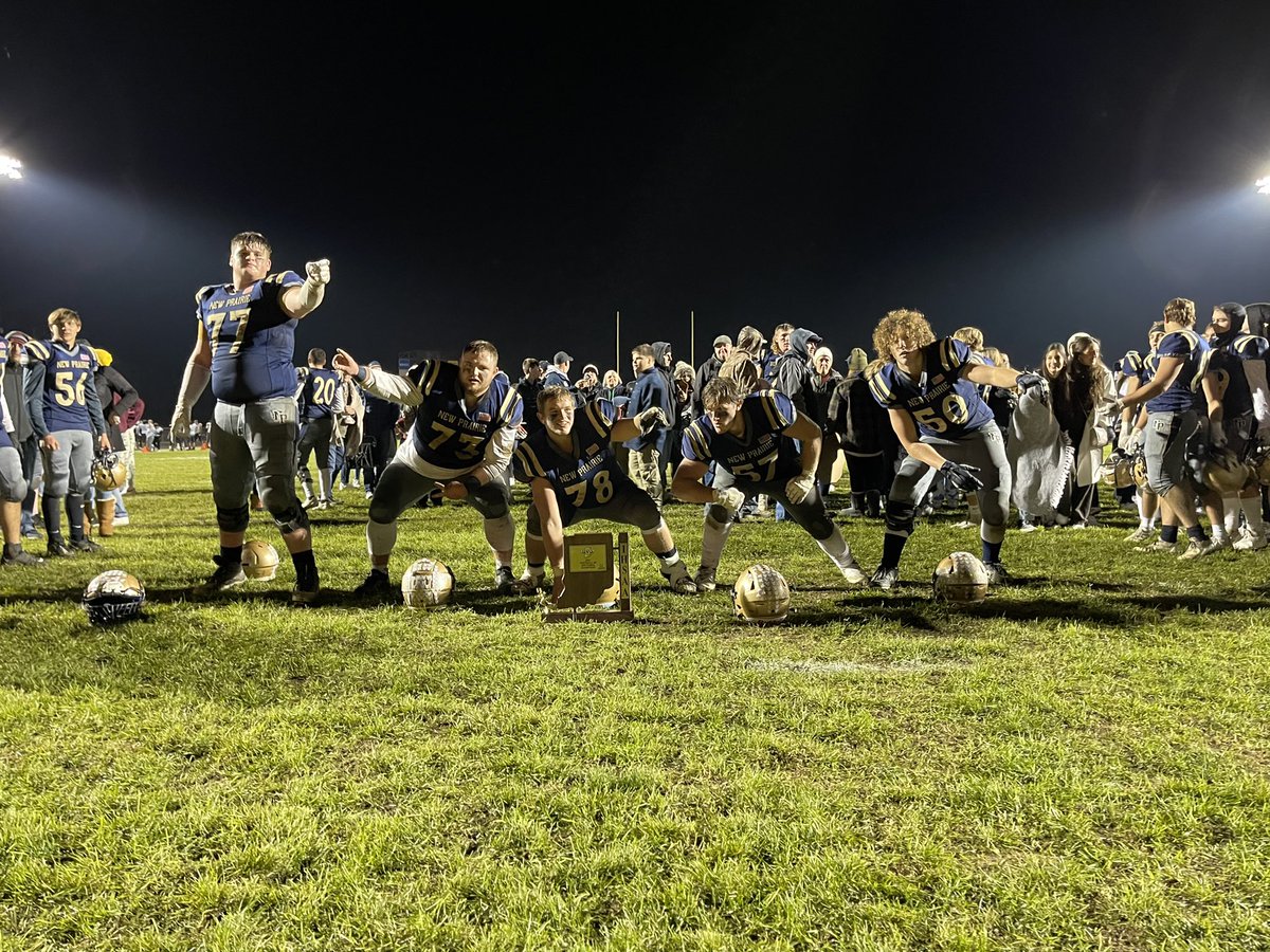 HunterWhitenack's tweet photo. Sectional Champs!!! So proud of my teammates! @NewPrairieSTR @NewPrairieFB https://t.co/SzKIHwkyDr