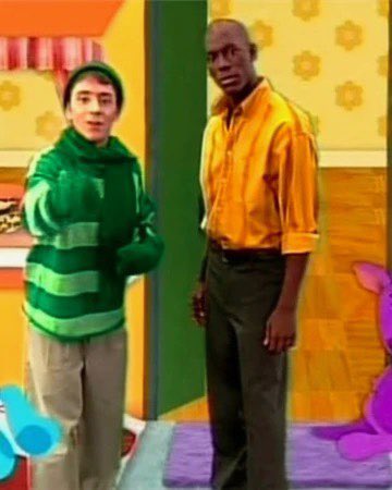 kevinisheeereee's tweet photo. i have been recently informed that tyrese was on blues clues https://t.co/AnbjO1gh3E