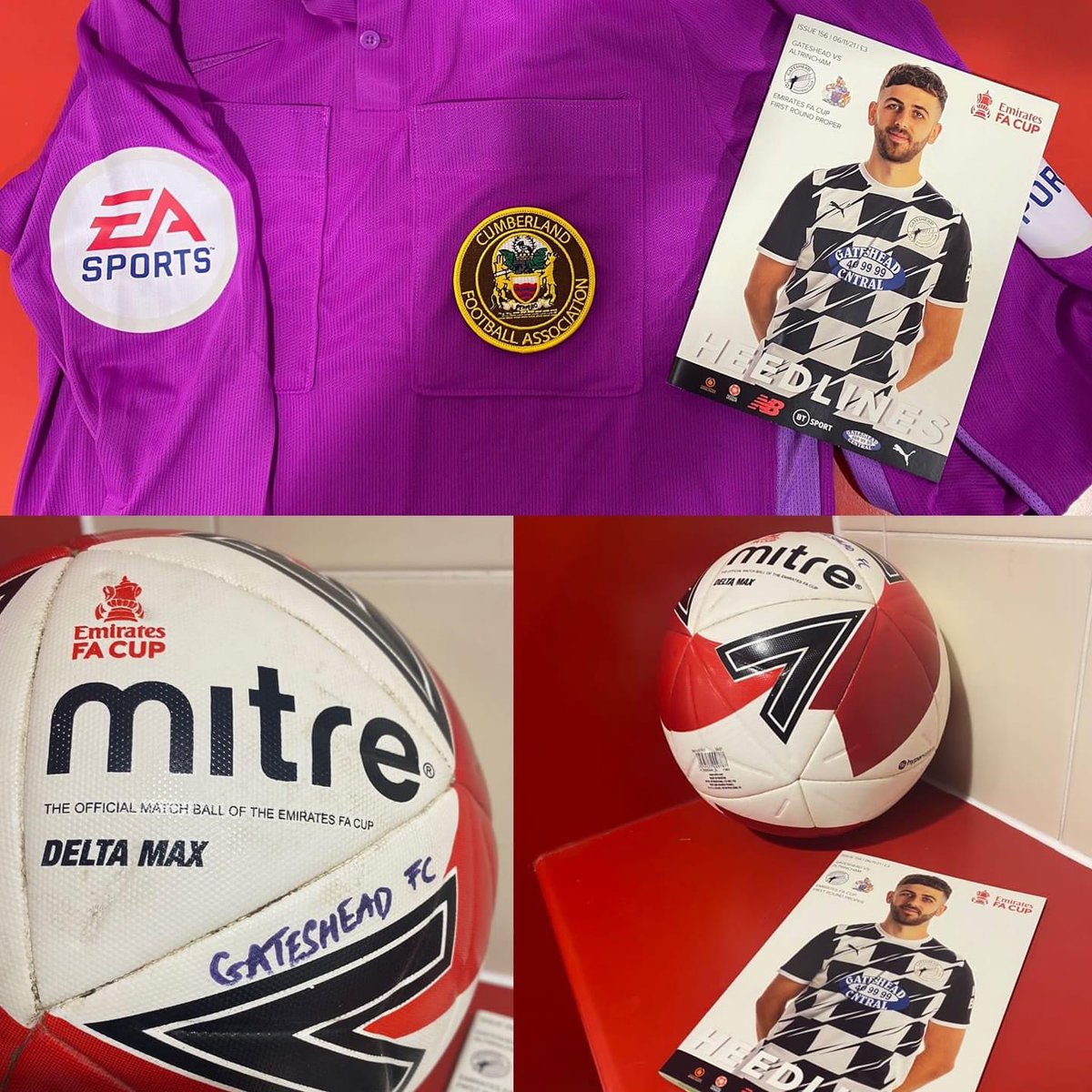Cumberland FA โฝ๏ธ (@cumberlandfa) on Twitter photo FA CUP | Our Referee Development Officer, Scott Taylor enjoyed his 4th Official duties today in the First Round Proper of The <a href="/EmiratesFACup/">Emirates FA Cup</a> ๐
Itโs fantastic to see the #RefereeJourney of every #CumberlandReferee โฝ๏ธ๐๐ #WhereCanItTakeYou FA CUP | Our Referee Development Officer, Scott Taylor enjoyed his 4th Official duties today in the First Round Proper of The <a href="/EmiratesFACup/">Emirates FA Cup</a> ๐
Itโs fantastic to see the #RefereeJourney of every #CumberlandReferee โฝ๏ธ๐๐ #WhereCanItTakeYou