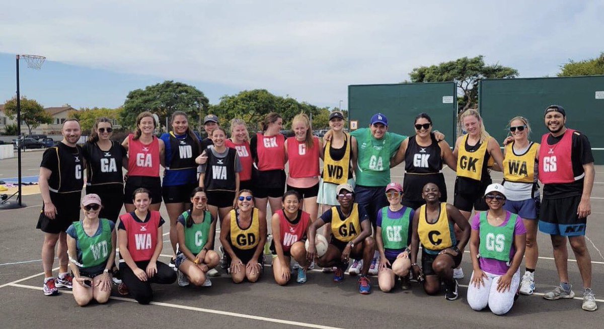 soph_shipway's tweet photo. Super lucky to have found this great netball club whilst in America. I am enjoying every moment I spend with them and met some really lovely people!🥰🥰🥰 @LAWavesNetball https://t.co/Kg8pm6bNTD