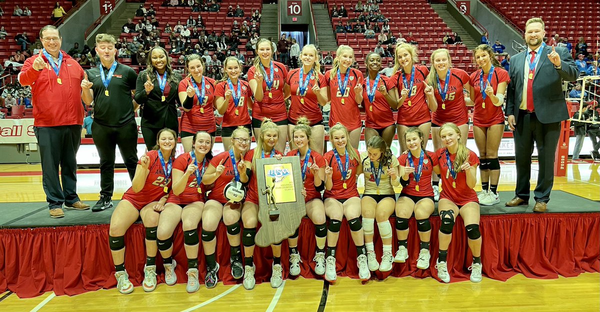 Congratulations to the Andrean 59ers, the 2021 #IHSAA Class 2A Volleyball State Champions! <a href="/AndreanHigh/">Andrean High School</a> 🏐🏆🥇