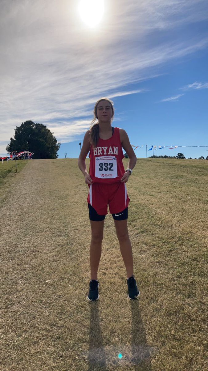 coachmincey's tweet photo. Proud of 2024 @Katelyn_Elise1 as she competed in the GHSA State Cross Country meet!! King is just one of our freshman that we expect to have an  major impact on our basketball team @BryanCountyHS @CoachBennett20 @missliz31 @EnnisMommaX4 #RepBryan #youngtalent https://t.co/gG4yo26Fxi