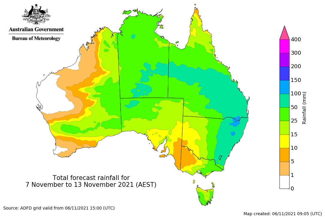 BOM_au's tweet photo. It's going to be a wet week ahead #Australia!🌧️

Much of the east, north and interior will see widespread #rain and #storms, particularly eastern #NSW and southeast #Qld. Rain could have significant impacts.

Check forecasts and warnings through the week:
https://t.co/RZOVbrCfBI https://t.co/sOE393lk5o