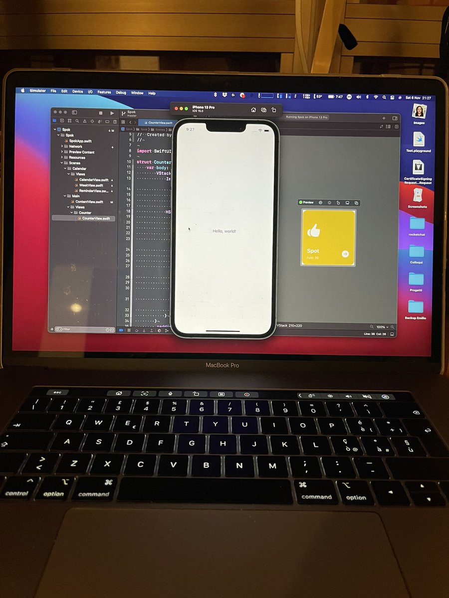 It’s time to put together some views 😍
<a href="/PasqualeSpisto/">Pasquale Spisto</a> 
#SwiftUIJam #swift #Xcode #coder #apple #Pezz8Builders