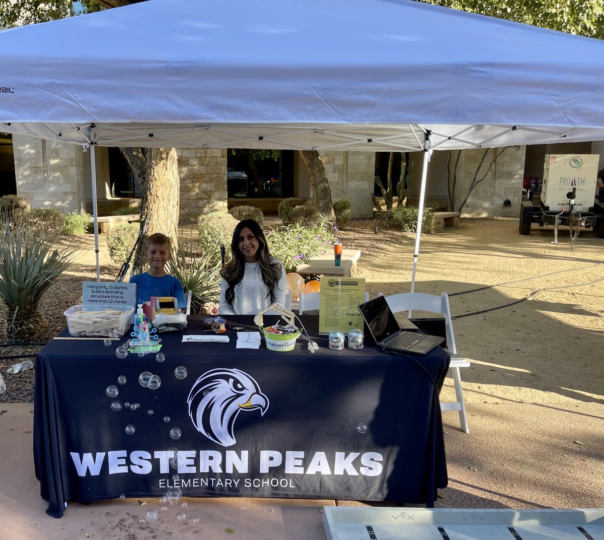 WPESFalcons's tweet image. Western Peaks was happy to take part in the City of Surprise #AZSciTech Festival today! It was a great opportunity to share some of our innovative learning with our community! @DysartUSD